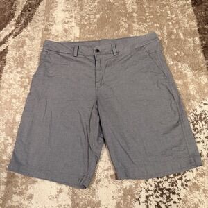 Lululemon The Works Shorts Mens 36 Gray Athleisure Chino Casual Golf Gym